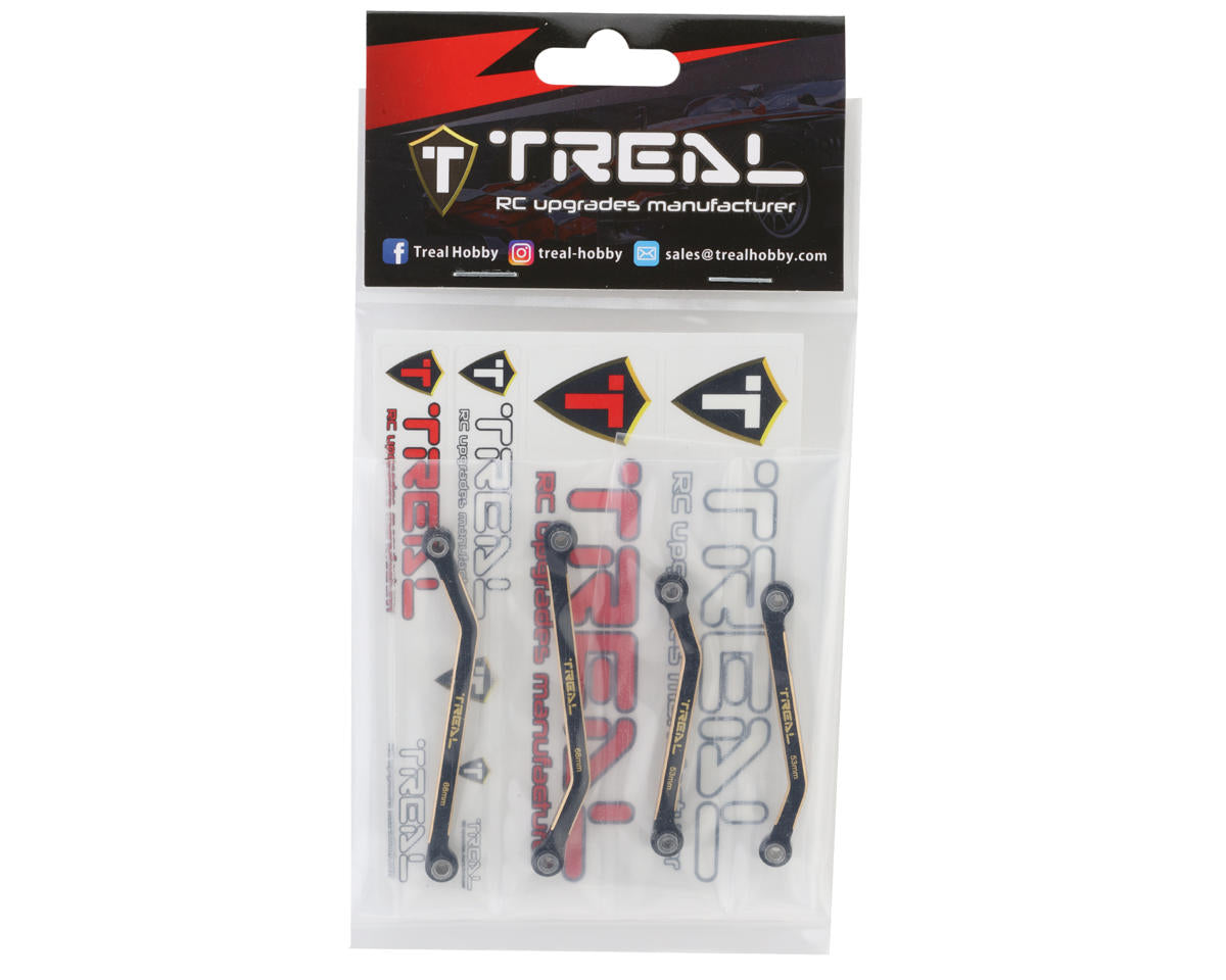 TREAL HOBBY Traxxas TRX-4M用 真鍮製 ハイクリアランス ロアサスペンションリンク