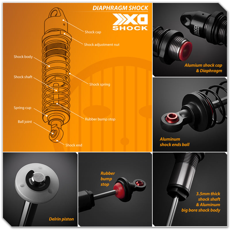 GMADE XD ダイヤフラムショック 85mm (2個)GM22207