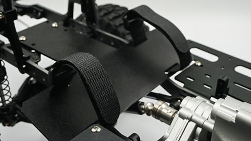 Xtra Speed XS02 V8 リバースエンジン 2 スピード & カーボンレール 1/10 スケール クローラーキット 313mm #XS-CAR-912