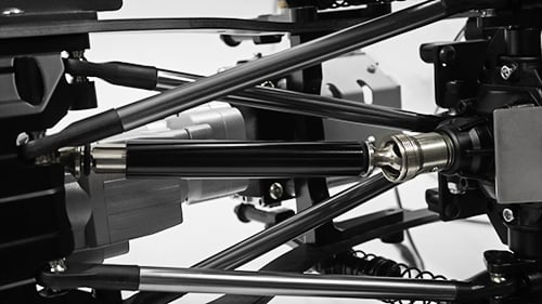 Xtra Speed XS02 V8 リバースエンジン 2 スピード & カーボンレール 1/10 スケール クローラーキット 313mm #XS-CAR-912