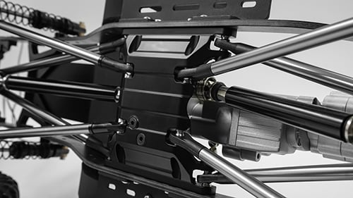 Xtra Speed XS02 V8 リバースエンジン 2 スピード & カーボンレール 1/10 スケール クローラーキット 313mm #XS-CAR-912