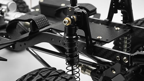 Xtra Speed XS02 V8 リバースエンジン 2 スピード & カーボンレール 1/10 スケール クローラーキット 313mm #XS-CAR-912