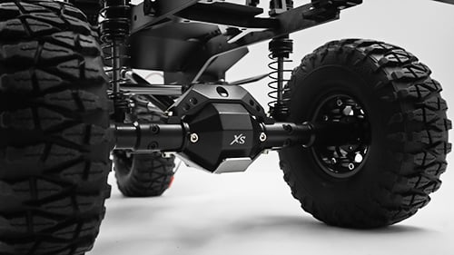 Xtra Speed XS02 V8 リバースエンジン 2 スピード & カーボンレール 1/10 スケール クローラーキット 313mm #XS-CAR-912