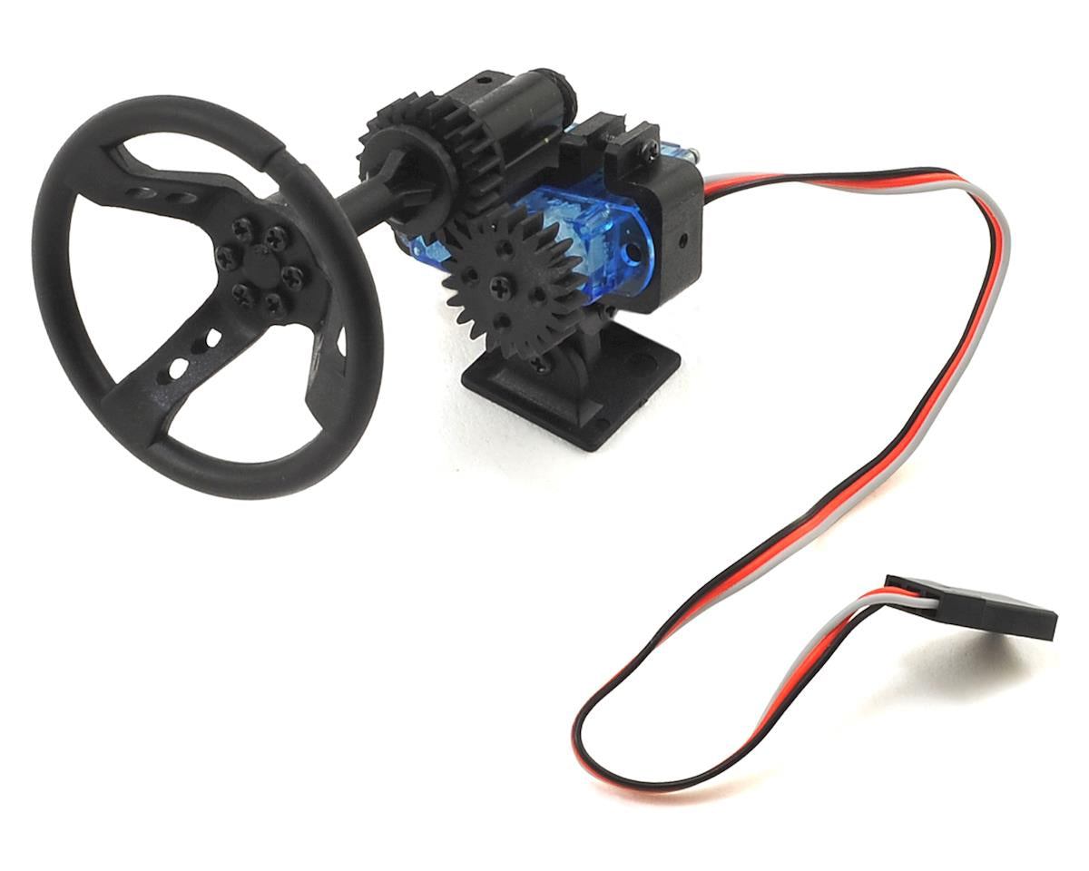 Yeah Racing 1/10 ツーリングドリフト RCカー用 X DarkDragonWing モーションステアリングホイール YA-0539