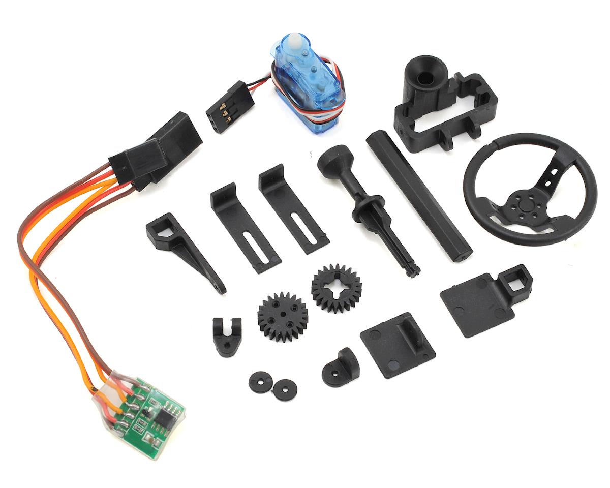 Yeah Racing 1/10 ツーリングドリフト RCカー用 X DarkDragonWing モーションステアリングホイール YA-0539