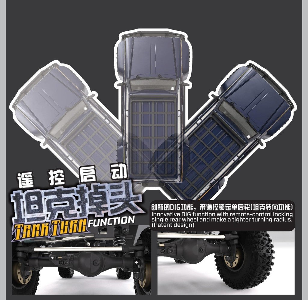 【新製品】YIKONG YK4107 1/10 4WD RCクローラー 日産 NISSAN サファリ パトロール 各色