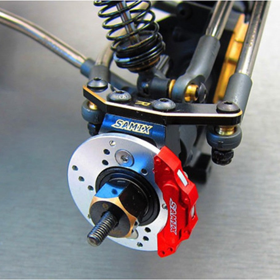 サミックス エンデューロ ブラスヘビーナックルフルセット (スケールブレーキローター&キャリパーセット付) RCEND-4412FS