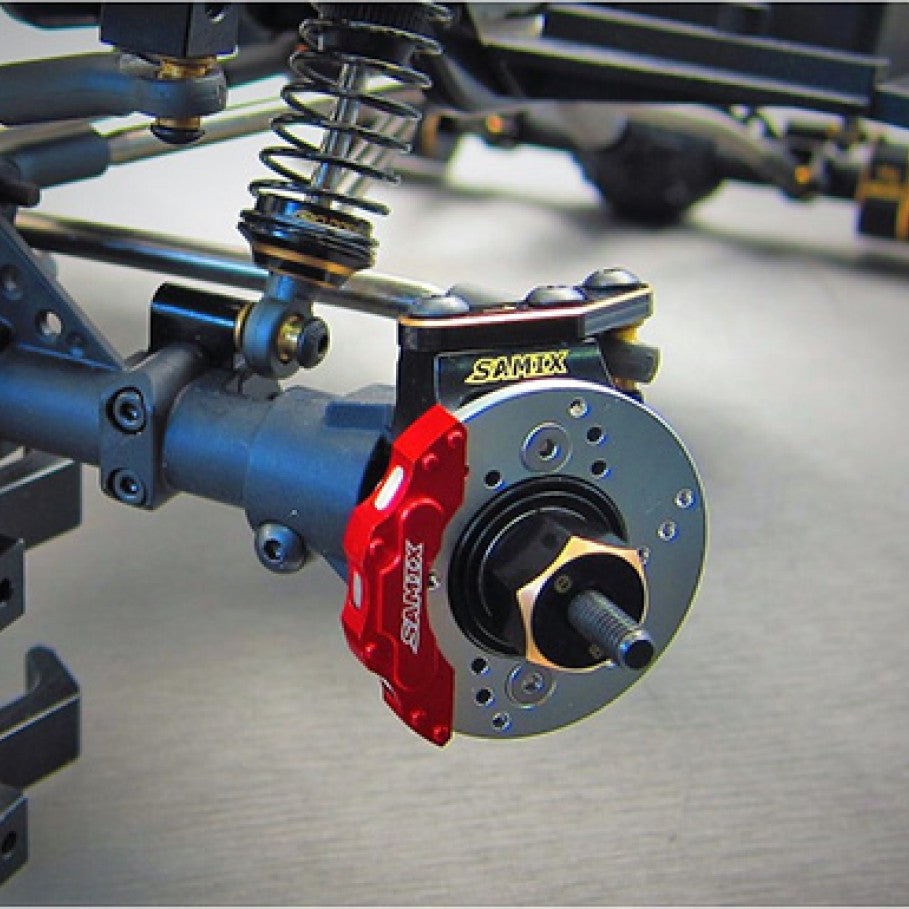 サミックス エンデューロ ブラスヘビーナックルフルセット (スケールブレーキローター&キャリパーセット付) RCEND-4412FS