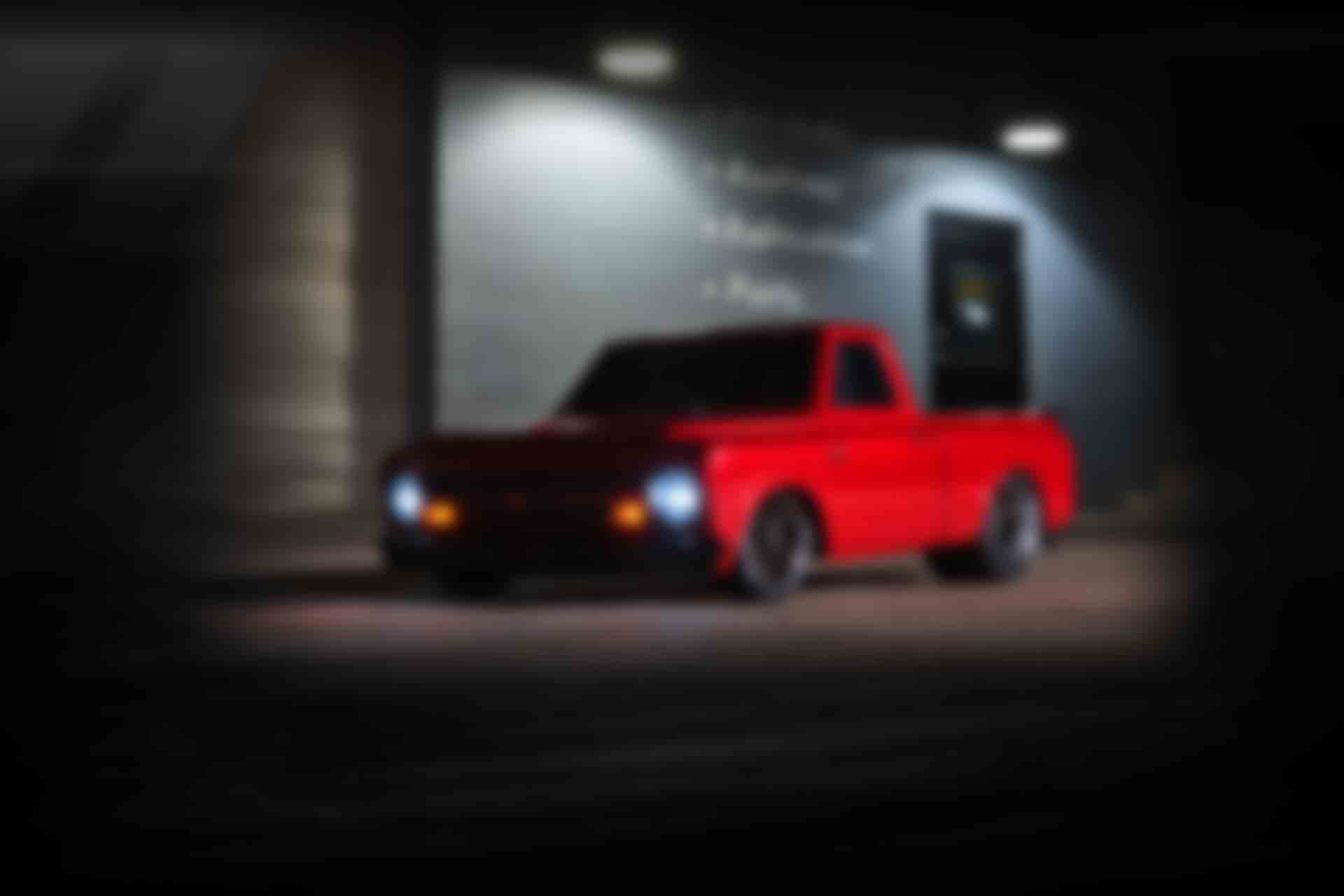 トラクサス 1 / 10 ドラッグスラッシュ 1967シボレーC10 ブラシレス ドラックレーサー RTR 94076-4_RED - RCTRAIL