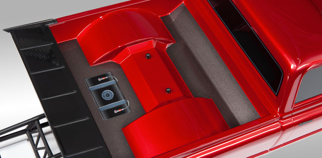 トラクサス 1 / 10 ドラッグスラッシュ 1967シボレーC10 ブラシレス ドラックレーサー RTR 94076-4_RED - RCTRAIL