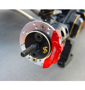 SAMIX エンデューロ ブラス リアブレーキアダプター (スケールブレーキローター&キャリパーセット付) RCEND-4415FS