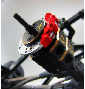 SAMIX エンデューロ ブラス リアブレーキアダプター (スケールブレーキローター&キャリパーセット付) RCEND-4415FS