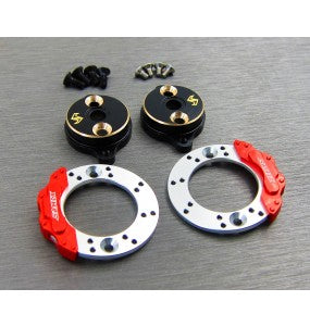 SAMIX エンデューロ ブラス リアブレーキアダプター (スケールブレーキローター&キャリパーセット付) RCEND-4415FS