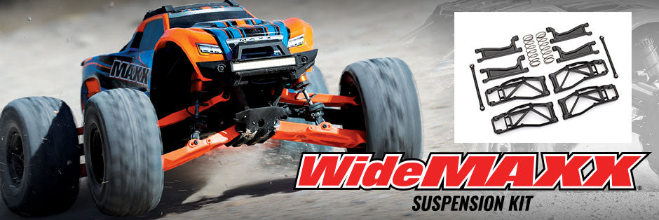 トラクサス Maxx WideMaxxサスペンションキット(レッド)Traxxas 8995R - RCTRAIL
