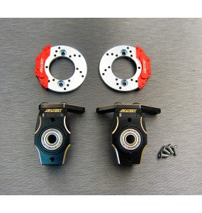 サミックス エンデューロ ブラスヘビーナックルフルセット (スケールブレーキローター&キャリパーセット付) RCEND-4412FS