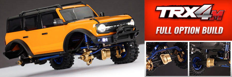 トラクサス 1/18 TRX4M  ブラス製キャスターブロック 9733