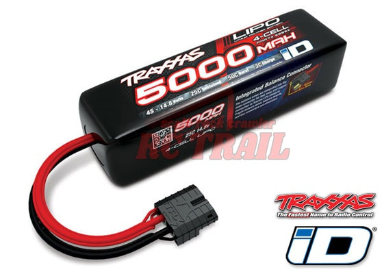 トラクサス LIPOバッテリー 4s 5000mAh 25c iD機能付き 純正リポバッテリー 2889X - RCTRAIL