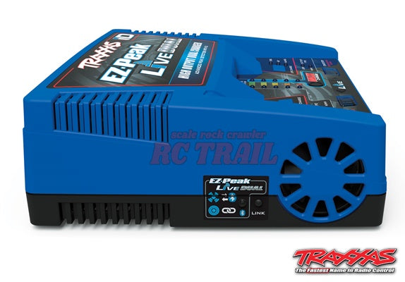 トラクサス EZ-Peak Live Multi-Chemistry バッテリー充電器 2本同時充電 / Auto iD(2S~4S / 26A / 200W)LIPO/NiMHバッテリー対応 #2973 - RCTRAIL