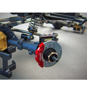 サミックス エンデューロ ブラスヘビーナックルフルセット (スケールブレーキローター&キャリパーセット付) RCEND-4412FS