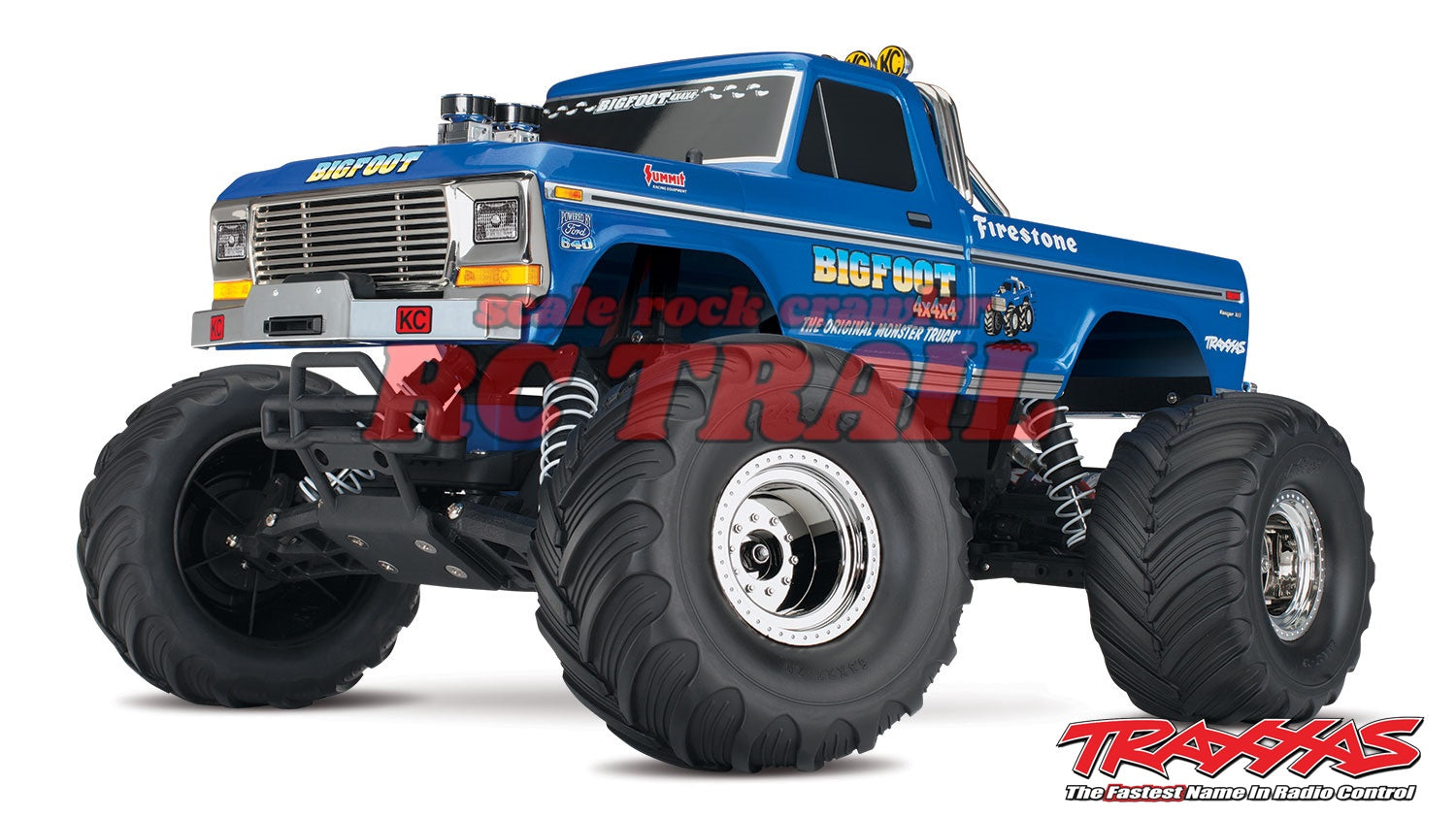 トラクサス BigfootNo.1 1 / 10 モンスタートラック RTR 2WD TQ 2.4GHzラジオ、バッテリー、充電器付き 36034-1 - RCTRAIL