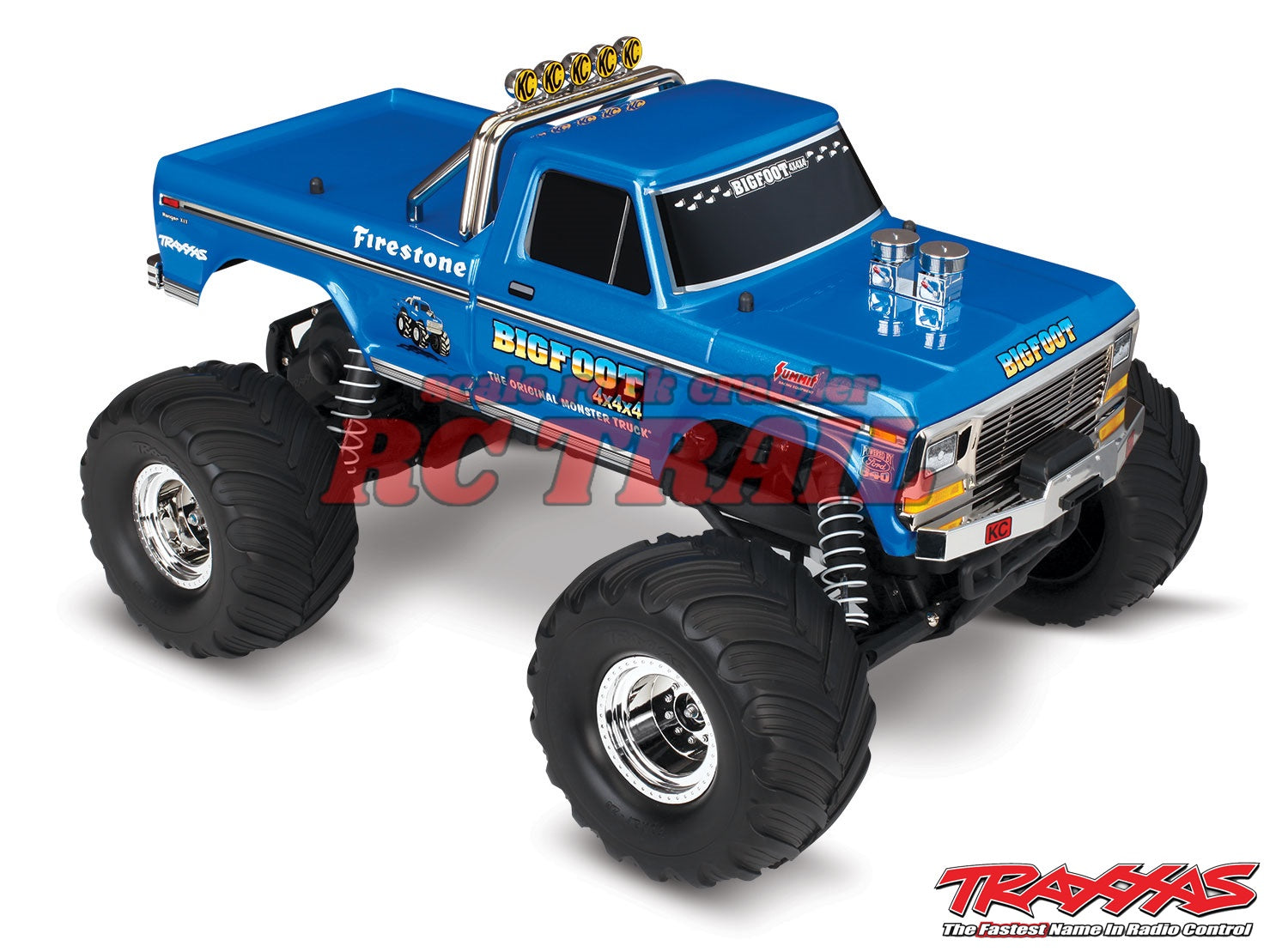 トラクサス 　BigfootNo.1　1 / 10 モンスタートラック　RTR　2WD　TQ 2.4GHzラジオ、バッテリー、充電器付き　36034-1 - RCTRAIL