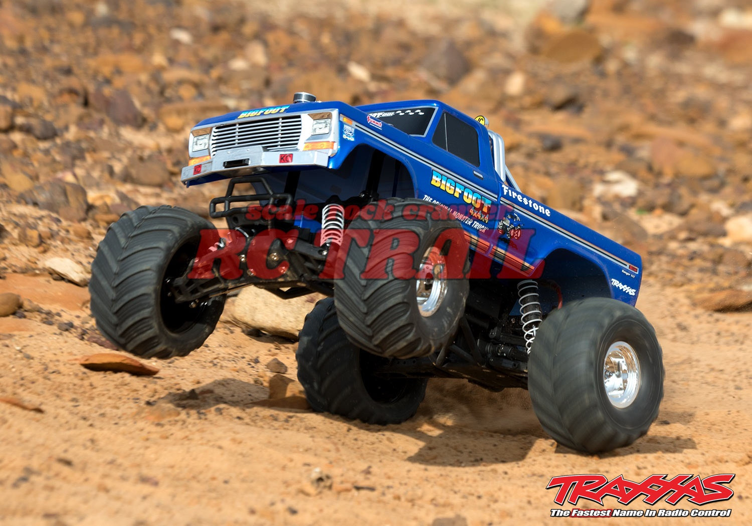 トラクサス BigfootNo.1 1 / 10 モンスタートラック RTR 2WD TQ 2.4GHzラジオ、バッテリー、充電器付き 36034-1 - RCTRAIL