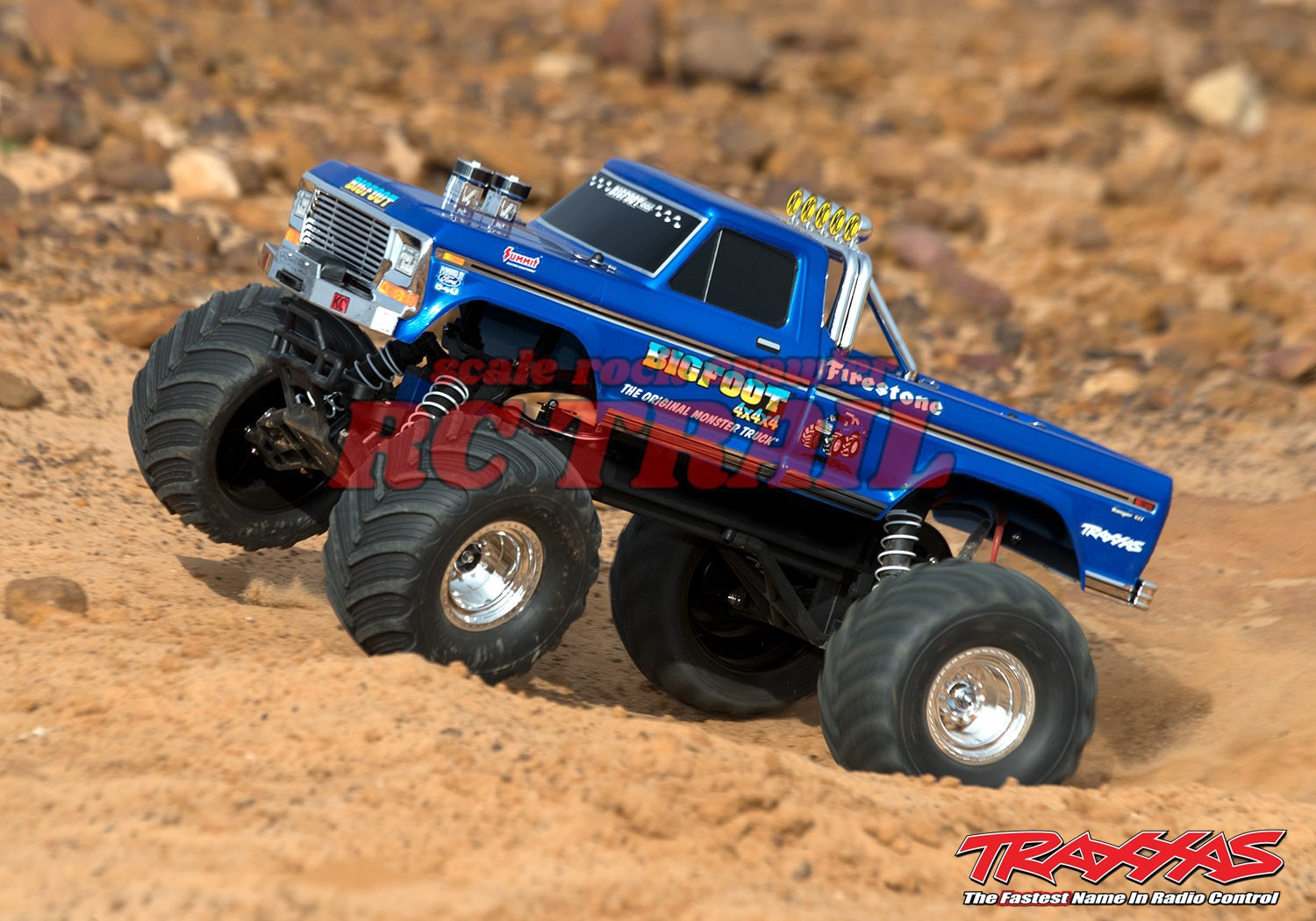 トラクサス BigfootNo.1 1 / 10 モンスタートラック RTR 2WD TQ 2.4GHzラジオ、バッテリー、充電器付き 36034-1 - RCTRAIL