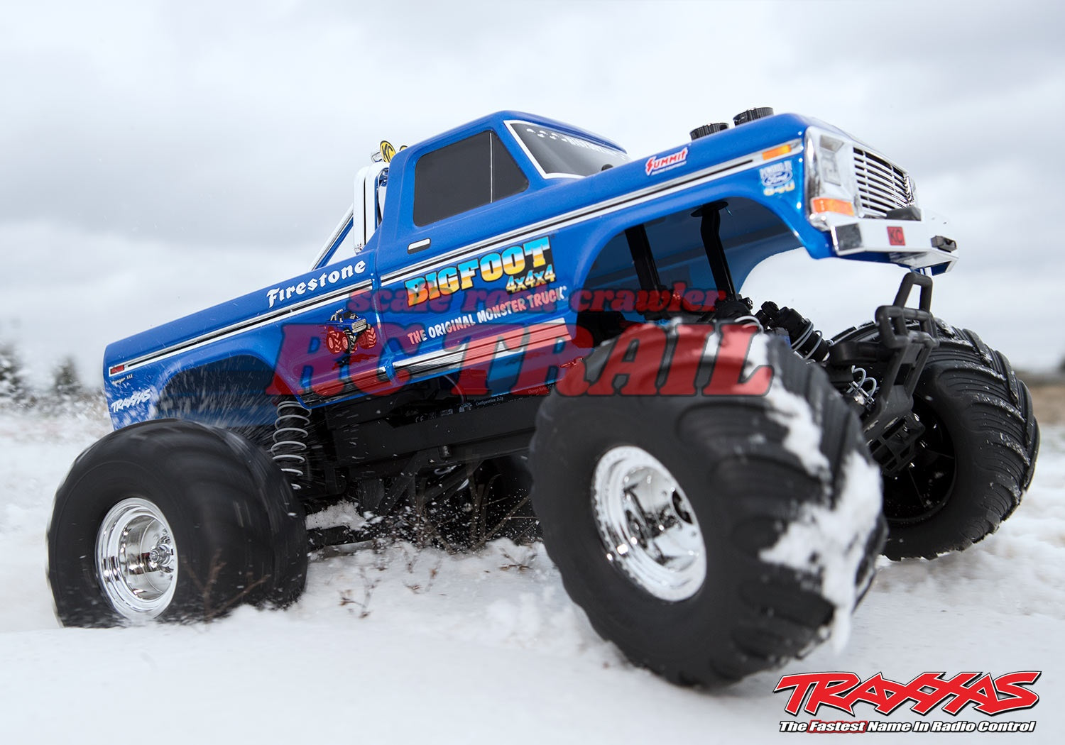 トラクサス BigfootNo.1 1 / 10 モンスタートラック RTR 2WD TQ 2.4GHzラジオ、バッテリー、充電器付き 36034-1 - RCTRAIL