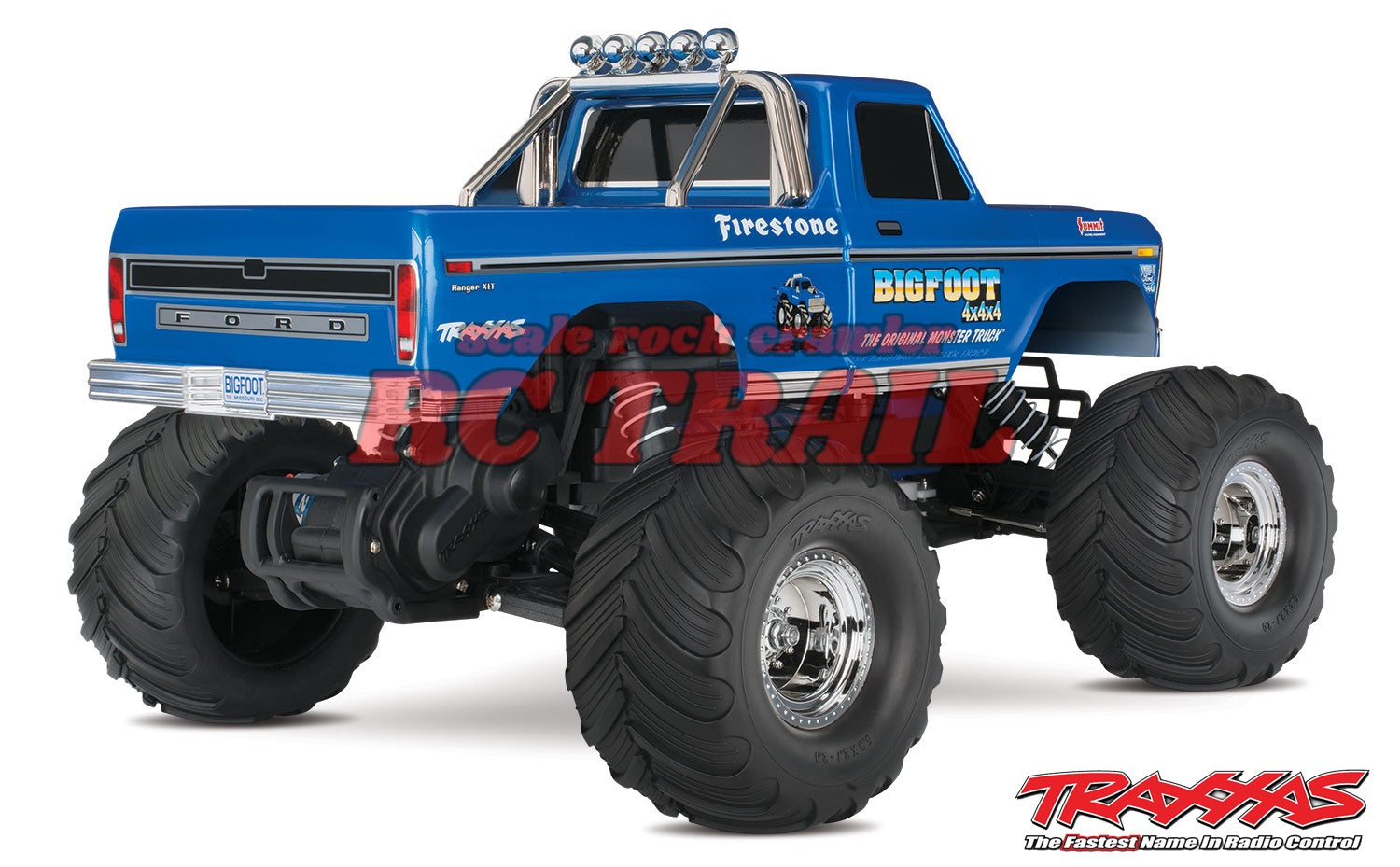 トラクサス BigfootNo.1 1 / 10 モンスタートラック RTR 2WD TQ 2.4GHzラジオ、バッテリー、充電器付き 36034-1 - RCTRAIL