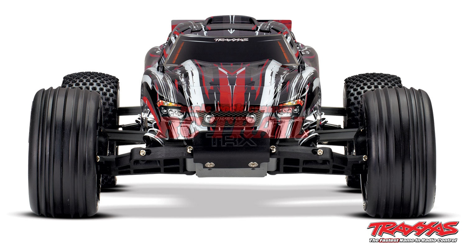 トラクサス Rustler 1/10 RTR 2WD スタジアムトラック(レッド)、XL-5 ESC&TQ2.4GHzラジオ付き Traxxas 37054-4 - RCTRAIL