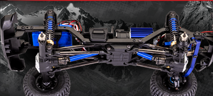 トラクサス 1/18 TRX4M ドライブシャフト、センター、メス、フロント &リア 6061-T6 アルミニウム カラーアルマイト 9752 (グリーン、オレンジ、レッド、ブルー、グレーから選択)