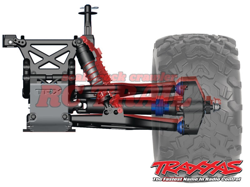 トラクサス T-Maxx 3.3 レッド 4WD RTR エンジンモンスタートラック TQi TSMテレメトリ バッテリー、DC充電器付き Traxxas 49077-3 - RCTRAIL
