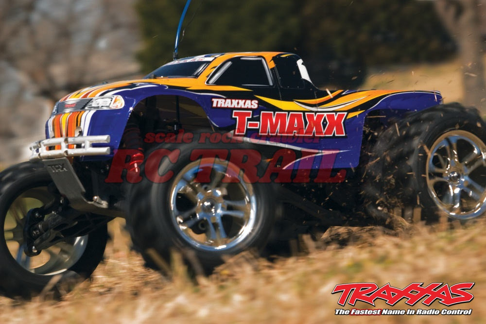 トラクサス T-Maxx クラシック(ブラック) RTR モンスタートラック TQ 2.4GHzラジオ EZスタートバッテリーおよびDC充電器付き  49104-1 - RCTRAIL