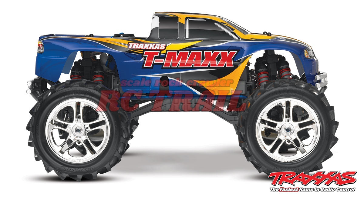 トラクサス T-Maxx クラシック(ブラック) RTR モンスタートラック TQ 2.4GHzラジオ EZスタートバッテリーおよびDC充電器付き  49104-1 - RCTRAIL
