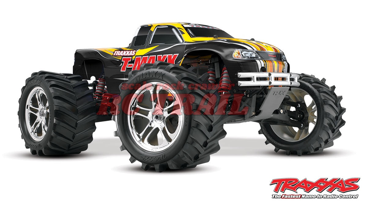トラクサス T-Maxx クラシック(ブラック) RTR モンスタートラック TQ 2.4GHzラジオ EZスタートバッテリーおよびDC充電器付き  49104-1 - RCTRAIL