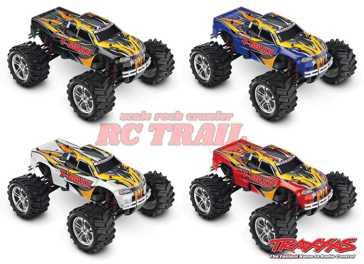 トラクサス T-Maxx クラシック(ブラック) RTR モンスタートラック TQ 2.4GHzラジオ EZスタートバッテリーおよびDC充電器付き  49104-1 - RCTRAIL