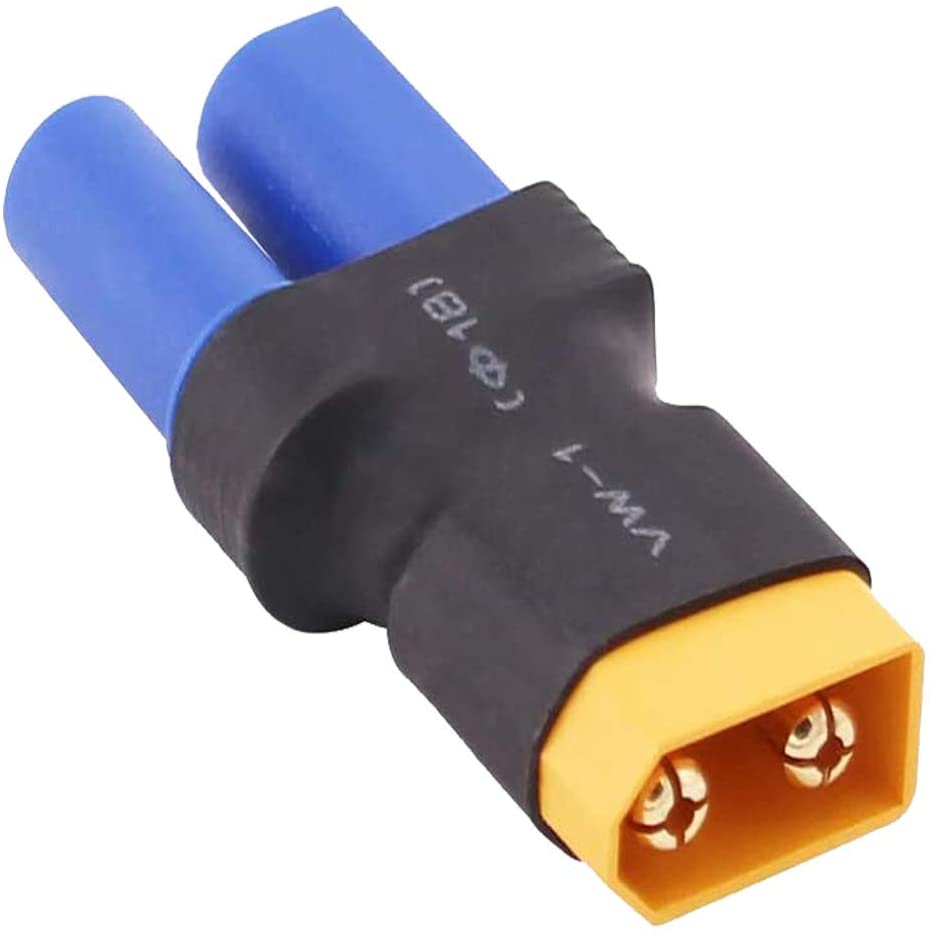 EC5→XT60変換コネクター EC5オスをXT60メスに変換 - RCTRAIL