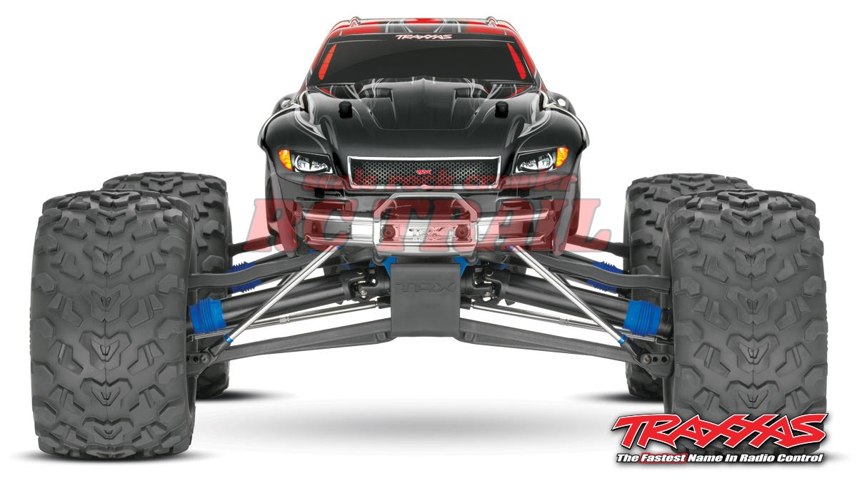 トラクサス Revo 3.3 4WD RTR エンジン モンスタートラック  / TQi(レッド)2.4Ghz プロポ、TSM、バッテリー&充電器、スターター付属 53097-3 - RCTRAIL