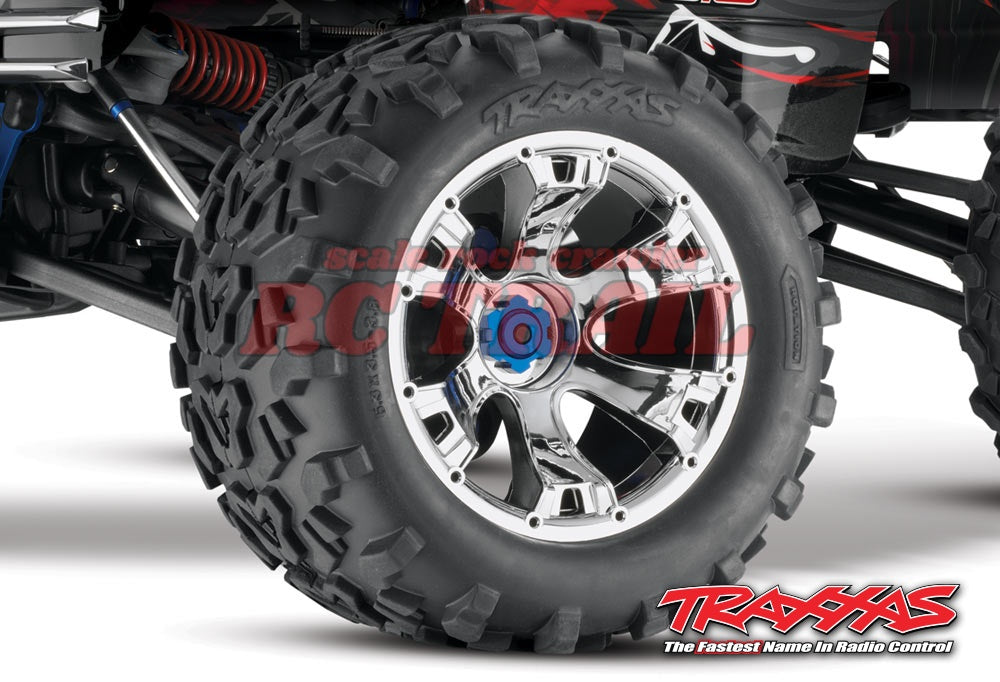トラクサス Revo 3.3 4WD RTR エンジン モンスタートラック  / TQi(レッド)2.4Ghz プロポ、TSM、バッテリー&充電器、スターター付属 53097-3 - RCTRAIL