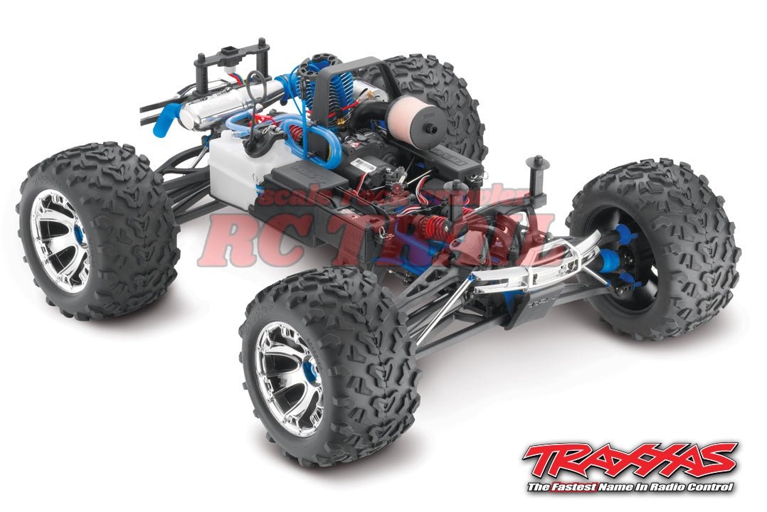 トラクサス Revo 3.3 4WD RTR エンジン モンスタートラック  / TQi(レッド)2.4Ghz プロポ、TSM、バッテリー&充電器、スターター付属 53097-3 - RCTRAIL