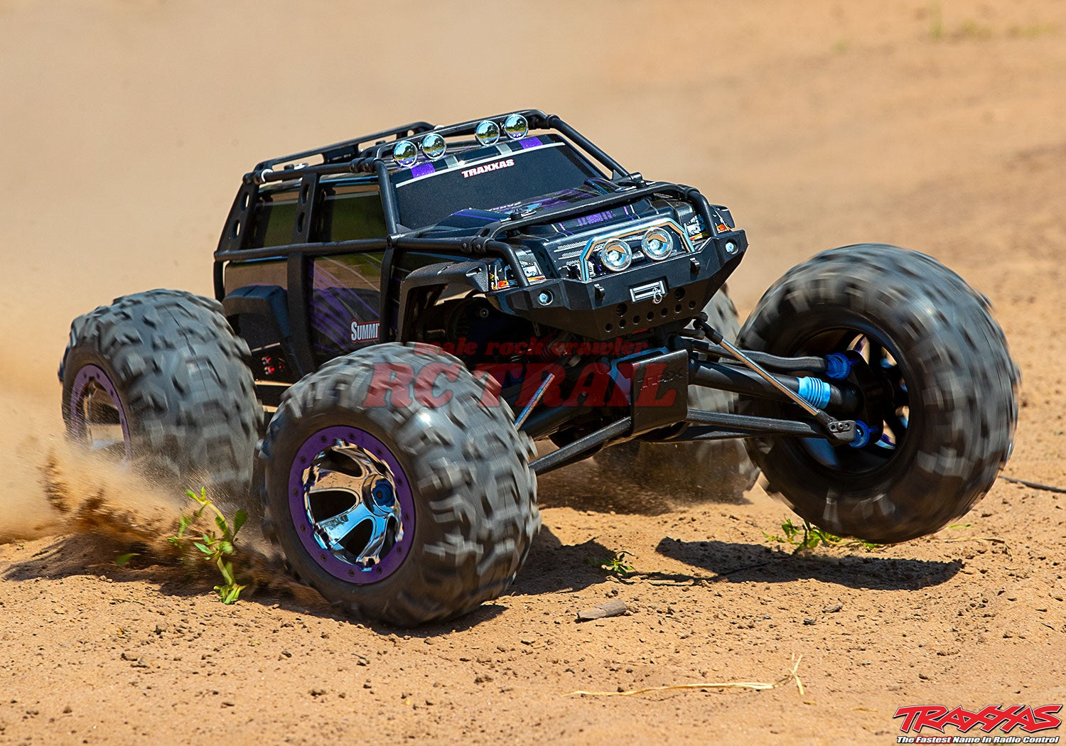 トラクサス サミット パープル RTR 1/8 モンスタートラック TRA56076-4 - RCTRAIL