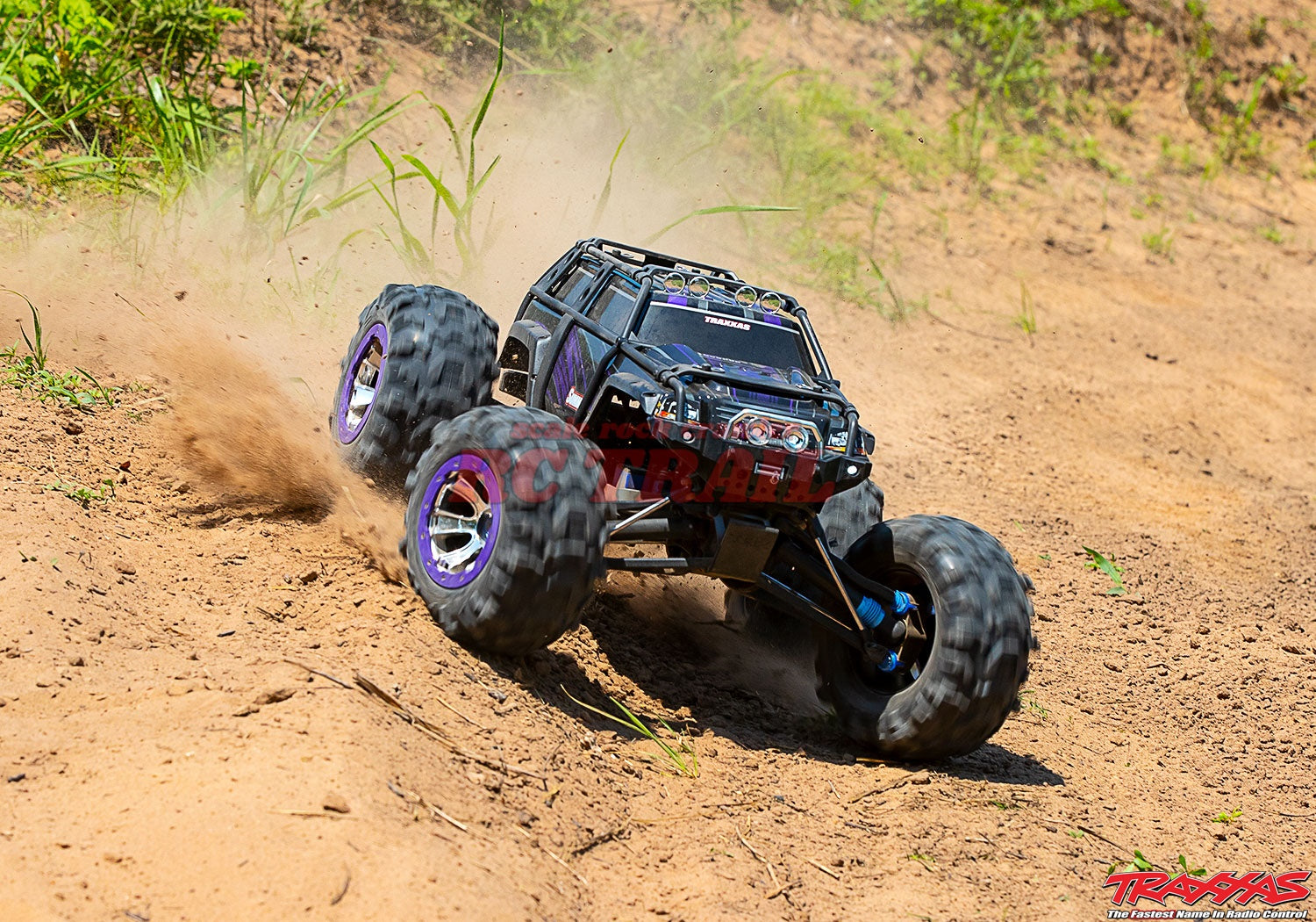 トラクサス サミット パープル RTR 1/8 モンスタートラック TRA56076-4 - RCTRAIL