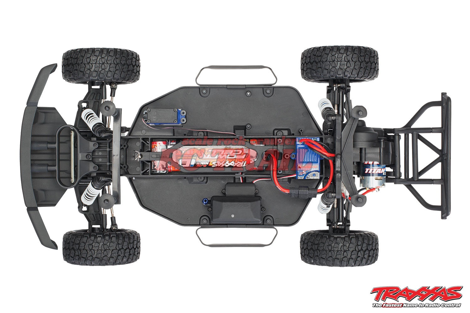 トラクサス フォード F-150 ラプター レッド RTR 1/10 スラッシュ 2WD Truck TQ 2.4GHz プロポ、バッテリー、充電器付き 58094-1 - RCTRAIL