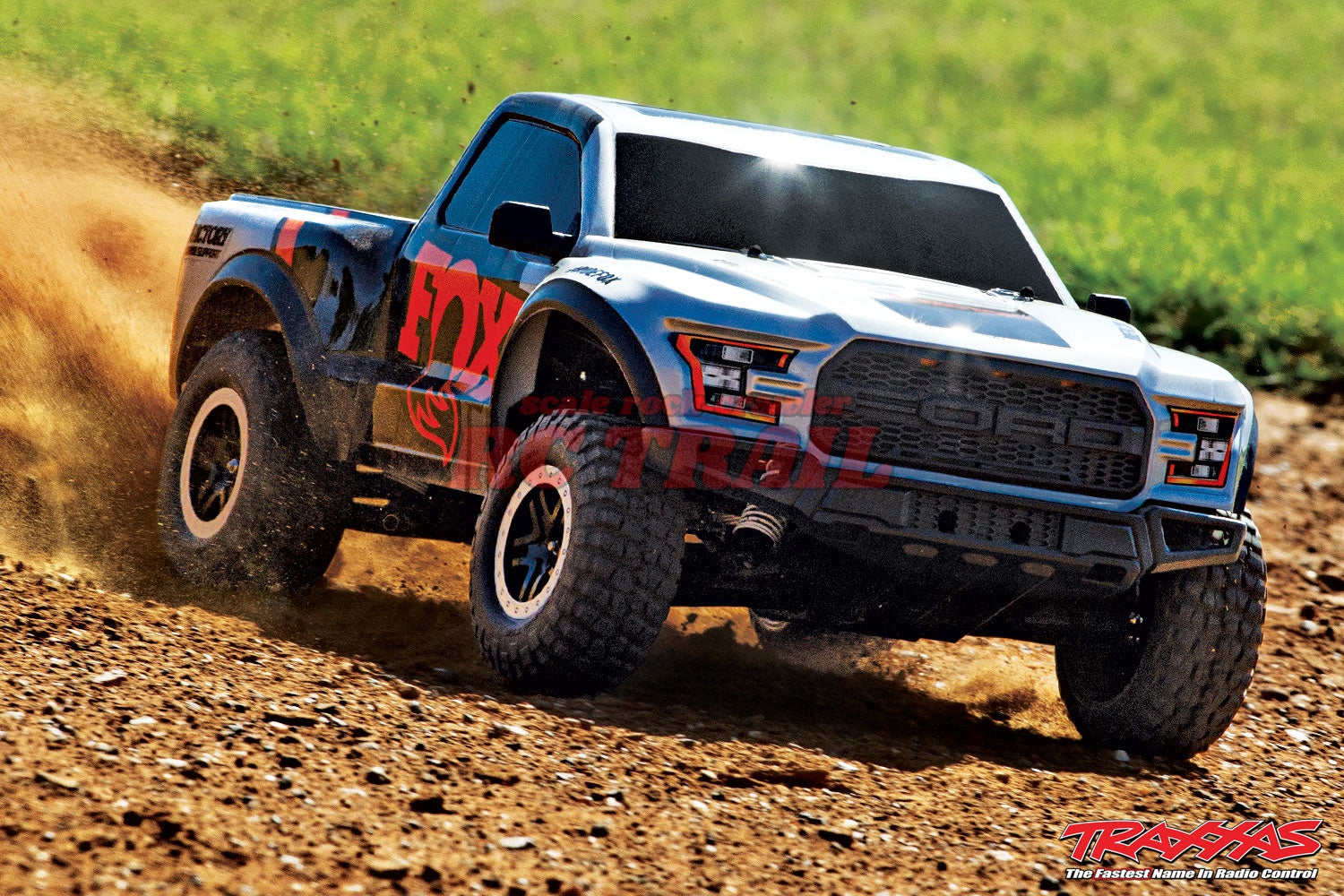 トラクサス フォード F-150 ラプター レッド RTR 1/10 スラッシュ 2WD Truck TQ 2.4GHz プロポ、バッテリー、充電器付き 58094-1 - RCTRAIL