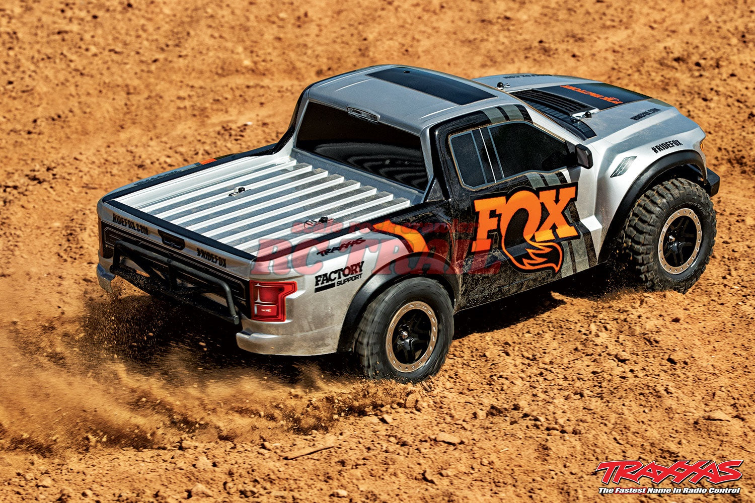 トラクサス フォード F-150 ラプター レッド RTR 1/10 スラッシュ 2WD Truck TQ 2.4GHz プロポ、バッテリー、充電器付き 58094-1 - RCTRAIL