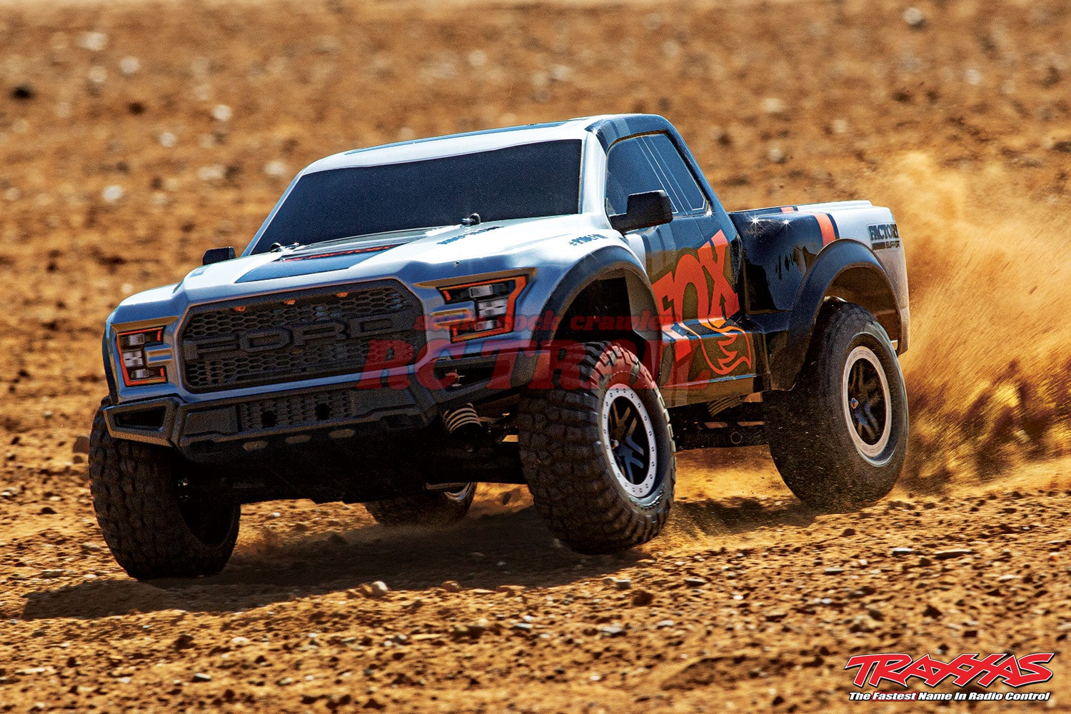 トラクサス フォード F-150 ラプター レッド RTR 1/10 スラッシュ 2WD Truck TQ 2.4GHz プロポ、バッテリー、充電器付き 58094-1 - RCTRAIL