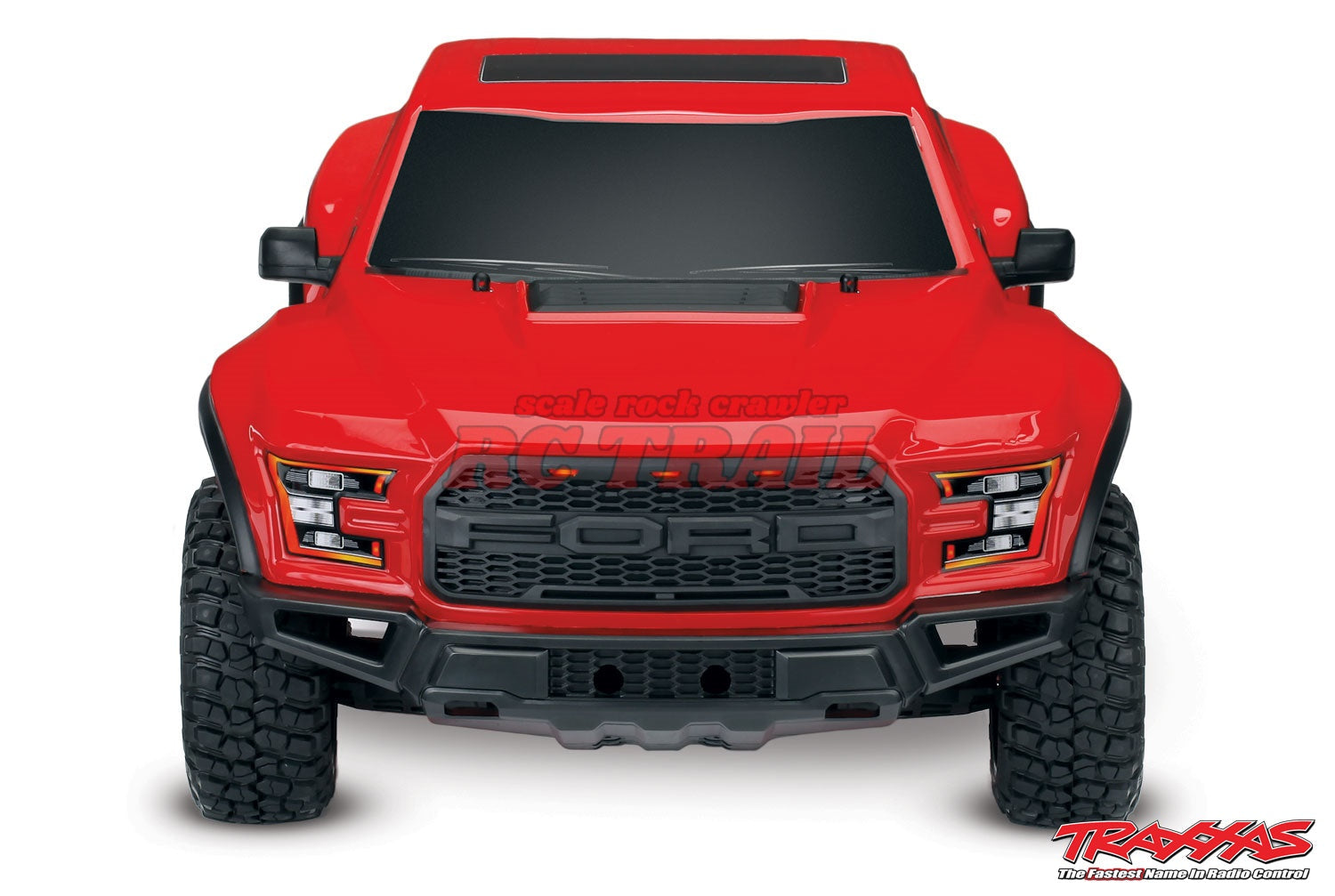 トラクサス　フォード F-150 ラプター レッド RTR 1/10 スラッシュ  2WD Truck  TQ 2.4GHz プロポ、バッテリー、充電器付き　58094-1 - RCTRAIL