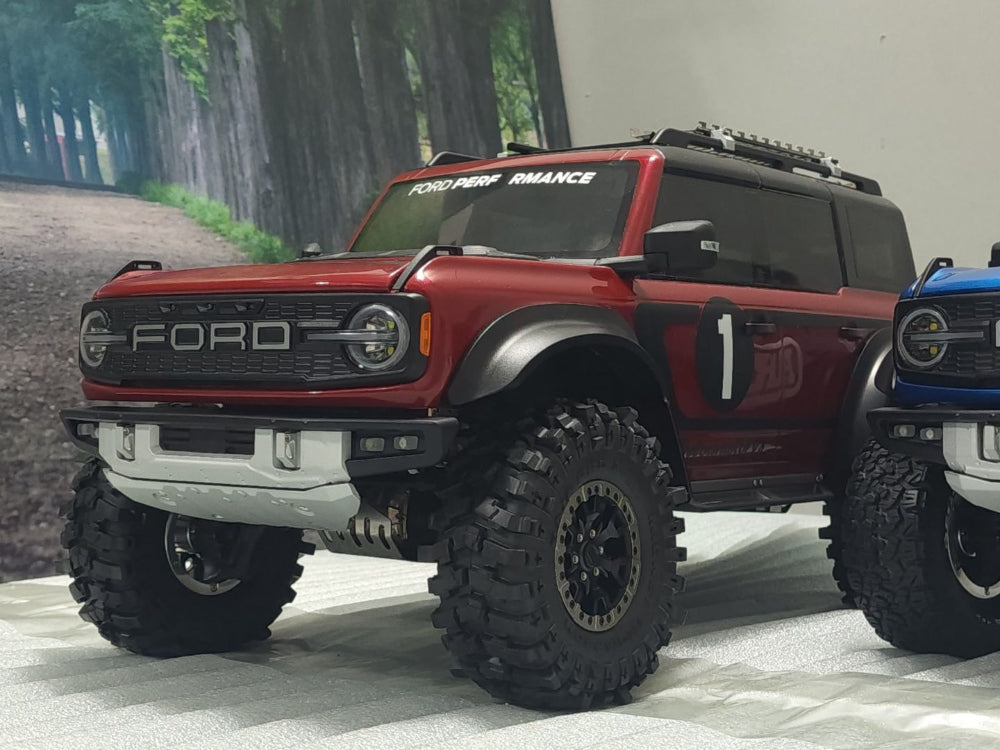 H-TECH RC 1/10 アルミ メタル スケール ホイール (Traxxas TRX4 Bronco 2022 適合) (HTW2.1-04)