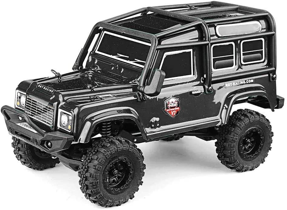 RGT Swamper 1.0 "ロッククローリングタイヤセットブラック(4本) 13612 - RCTRAIL