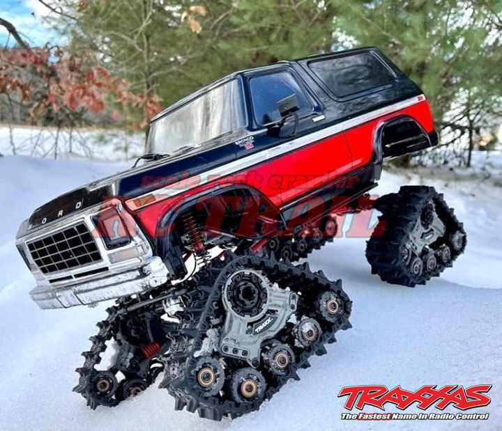 トラクサス TRX-4 トラクサスキャタピラユニット 完成セット ディープテレーンセット(一台分4個セット) traxxas 8880 - RCTRAIL